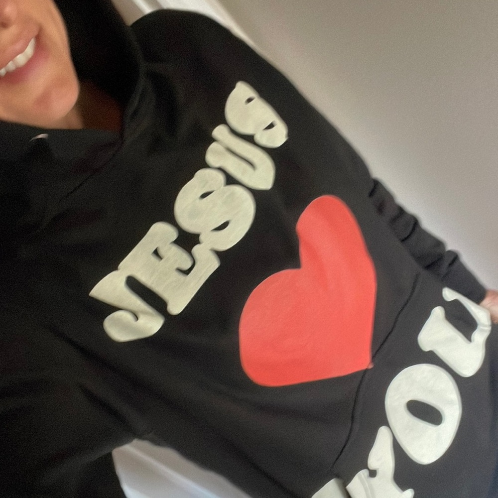 Jesus ❤️ You Hoodie Sweatshirt